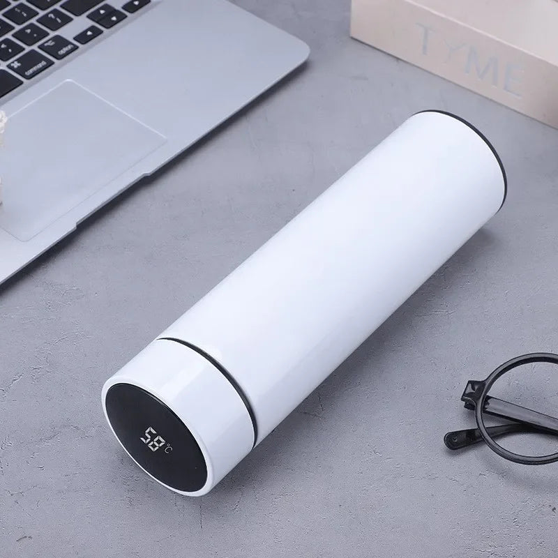 500ML Intelligent Temperature Thermos Bottle Stainless Steel Water Bottle Cold and Hot Insulated Cup Outdoor Sport Vacuum Flask