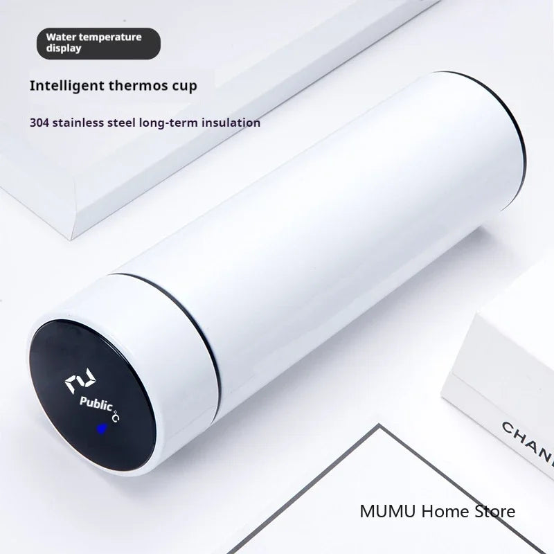 500ML Intelligent Temperature Thermos Bottle Stainless Steel Water Bottle Cold and Hot Insulated Cup Outdoor Sport Vacuum Flask